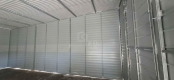 Ogłoszenie - Garaż blaszany 18x5 m - brama uchylna x6- jasny srebrny - dach spad w przód - rynny TKD453. Miniaturka 2