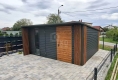 Ogłoszenie - Schowek - Domek ogrodowy 5x4m - brama dwuskrzydłowa - okno - jasny orzech - drewnopodowny -  dach TKD437. Miniaturka 7