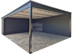 Ogłoszenie - Wiata samochodowa CarPort 6x6 - rynna - dach spad w tył  GP662. Miniaturka 1