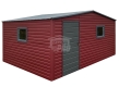 Ogłoszenie - Schowek - Domek ogrodowy 5x4m - drzwi - Antracyt - wiśnia - 2x okna Dach dwuspadowy GP669. Miniaturka 1