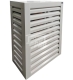 Ogłoszenie - Osłona klimatyzatora – pompy ciepła 100x40x150 cm biały GP705. Miniaturka 1