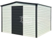Ogłoszenie - Schowek - Domek ogrodowy - 3x3m - drzwi - antracyt - biały - dach dwuspadowy GP658. Miniaturka 1