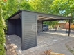 Ogłoszenie - Wiata samochodowa CarPort 6x6 - rynna - dach spad w tył  GP662. Miniaturka 6