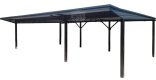 Ogłoszenie - Wiata samochodowa CarPort 8x5 m + wypust dachu 1m - spad w tył - rynny GP721. Miniaturka 1