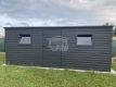 Ogłoszenie - Schowek - Domek Ogrodowy 5,5x2m - drzwi - 2x okno - antracyt - dach spad w tył GP668. Miniaturka 2