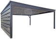 Ogłoszenie - Wiata samochodowa CarPort 5,5x5m - antracyt - dach spad w tył  GP699. Miniaturka 1