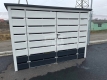 Ogłoszenie - Wiata śmietnikowa spad tył 2,6x1,2m biały + antracyt Schowek ogrodowy GP725. Miniaturka 3