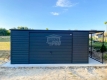 Ogłoszenie - Garaż blaszany 5x6m - wiata 1m - brama - antracyt - dach spad w tył GP655. Miniaturka 3
