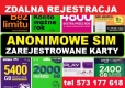 Ogłoszenie - Zabrze zarejestrowane karty SIM do komórki startery telefoniczne do smartfona telefonu Internetu. Miniaturka 1