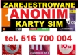 Ogłoszenie - ZAREJESTROWANE KARTY SIM startery komórki prepaidy działające KARTY SIM Elbląg. Miniaturka 1