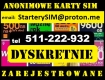 Ogłoszenie - Anonimowe zarejestrowana KARTY SIM startery prepaid aktywne karty SIM do telefonu komórkowego Gdańsk. Miniaturka 1