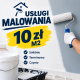 Ogłoszenie - Malowanie ścian/sufitów 10 m2, sprzątanie,demontaż,inny usługi. Miniaturka 3