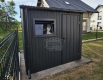 Ogłoszenie - Domek ogrodowy 2,5x2 m - drzwi - okno - antracyt - dach dwuspad odwrócony - rynny GP738. Miniaturka 2