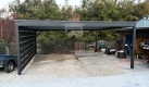Ogłoszenie - Carport - Wiata samochodowa CarPort 5x5 m - antractyt - dodatkowa zabudowa - dach spad w tył GP737. Miniaturka 4