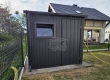 Ogłoszenie - Domek ogrodowy 2,5x2 m - drzwi - okno - antracyt - dach dwuspad odwrócony - rynny GP738. Miniaturka 3