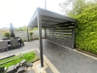 Ogłoszenie - Carport - wiata samochodowa 4x6 m - dodatkowa zabudowa - antracyt - dach spad w tył GP734. Miniaturka 4