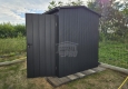 Ogłoszenie - Domek ogrodowy 2,5x2 m - drzwi - okno - antracyt - dach dwuspad odwrócony - rynny GP738. Miniaturka 4