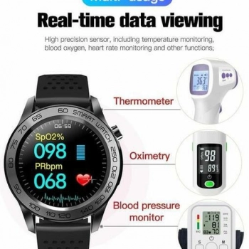 Ogłoszenie - F22U Smartwatch Termometr, Puls, Kroki, Ciśnienie HIT !! - 120,00 zł