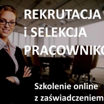 Ogłoszenie - Rekrutacja i selekcja pracowników - SPD SZKOLENIA - 199,00 zł