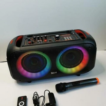 Ogłoszenie - Nowe Głośniki Party Boombox ndr-q68 bluetooth+karaoke usb - 450,00 zł