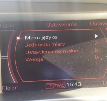 Ogłoszenie - Polskie Menu Lektor Mapy Audi MMI 2G Hig A4 A5 A6 A8 Q7 Mapa