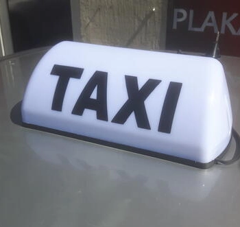 Ogłoszenie - KOGUT taxi szpakówka gapa na magnesie biały żółty LED Kraków