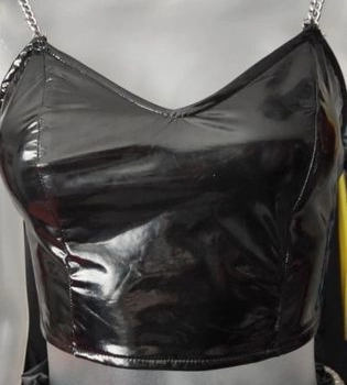 Ogłoszenie - Vinylowo-Latexowy top na lancuszkach - 60,00 zł