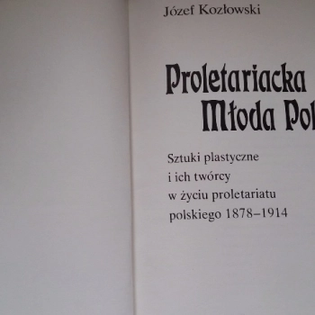 Ogłoszenie - Proletariacka Młoda Polska - Józef Kozłowski - 50,00 zł