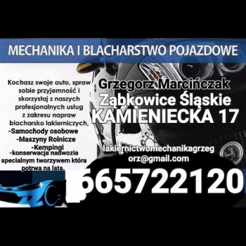 Ogłoszenie - Wykonam Pracę Blacharstwo-Lakiernictwo-Mechanika - 5,00 zł