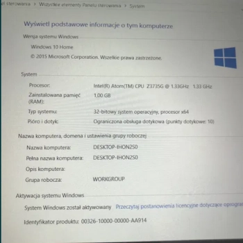 Ogłoszenie - Tablet ADAX Windows 10 1gb ram - 200,00 zł