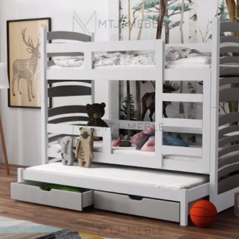 Ogłoszenie - Nowe piętrowe łóżko dziecięce z materacami OLAF wiele kolorów - 1 279,00 zł