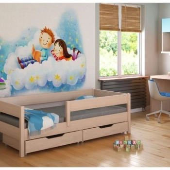 Ogłoszenie - Łóżko podwójne dla dziecka 160x80 junior bielony -kr - 790,00 zł