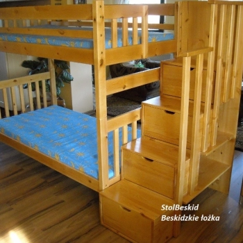 Ogłoszenie - Łóżko piętrowe łóżka ze schodami producent NOWE WYSYŁKA - 2 590,00 zł