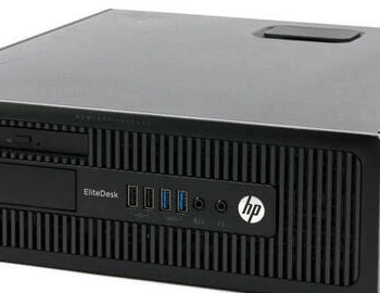 Ogłoszenie - Komputer stacjonarny HP Elitedesk 800 G1 4/500 GB czarny - 750,00 zł