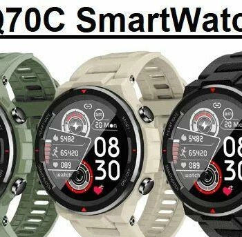 Ogłoszenie - Q70C Smartwatch, tętno, kroki, puls, stoper HIT ! - 140,00 zł