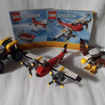 Ogłoszenie - Lego Creator 31022, 7292, 31004 - auta, samolot, zwierzęta - 55,00 zł