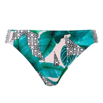 Ogłoszenie - Dół Bikini 48 strój kąpielowy 82 cm biało-zielone - 40,00 zł