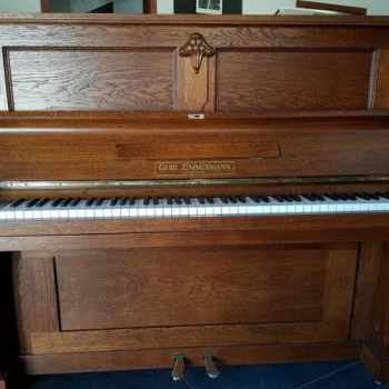 Ogłoszenie - Pianino Gebr. Zimmermann 127cm 1920r Dębowe - 14 000,00 zł