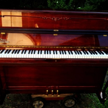 Ogłoszenie - Pianino Nordiska Classica 114cm 1995r CIEMNY BRĄZ - 7 500,00 zł