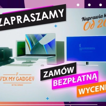 Ogłoszenie - TM-Serwis. Laptopy, komputery Gdańsk największy wybór. Serwis, naprawa - 350,00 zł
