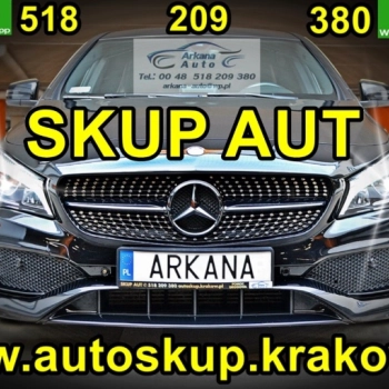 Ogłoszenie - AUTO SKUP AUT Kraków www.autoskup.krakow.pl SKUP SAMOCHODÓW do 100.000zł GOTÓWKA