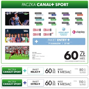 Ogłoszenie - OfertaSpecjalna dla KIBICÓW - Eleven Sports CANAL+ Viaplay Liga Mistrzów 60 zł