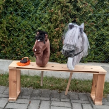 Ogłoszenie - Komplet Hobby Horse - koń brązowy, szary, stojak - 1 070,00 zł