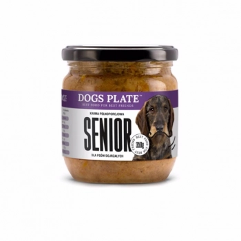 Ogłoszenie - Dogs Plate Senior - karma dla psów starszych 360g - 22,89 zł