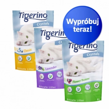 Ogłoszenie - Zestaw próbny Tigerino Crystals żwirek dla kota - 72,80 zł