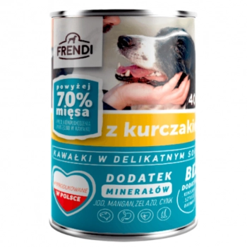 Ogłoszenie - Frendi karma mokra dla psa kawałki w delikatnym sosie z kurczakiem 400g - 3,78 zł