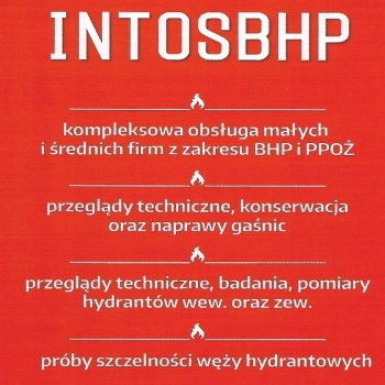 Ogłoszenie - Usługi szkoleniowe, usługi BHP - Biłgoraj