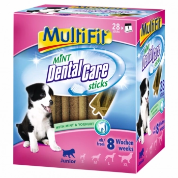 Ogłoszenie - MultiFit Pałeczki Mint DentalCare Junior Multipack, 28 szt - 24,99 zł