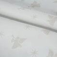 Ogłoszenie - Bieżnik świąteczny FLASH z żakardowej tkaniny z motywem srebrnych aniołków - 73,52 zł