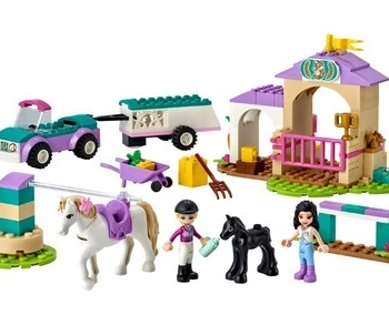 Ogłoszenie - LEGO Friends, Szkółka jeździecka i przyczepa dla konia, 41441 - Mazowieckie - 99,99 zł